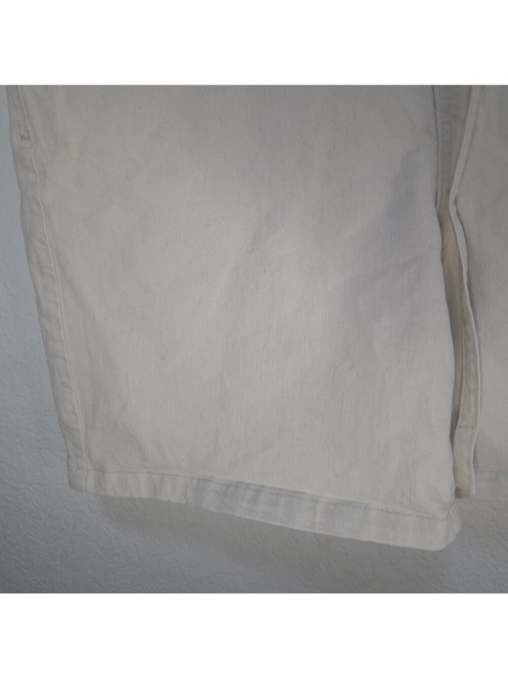 Style&Co. Womens Size 14 Cream Belted Shorts High Rise Slimming Pocket - Picture 7 of 16